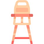 high chair eating baby vallarta
